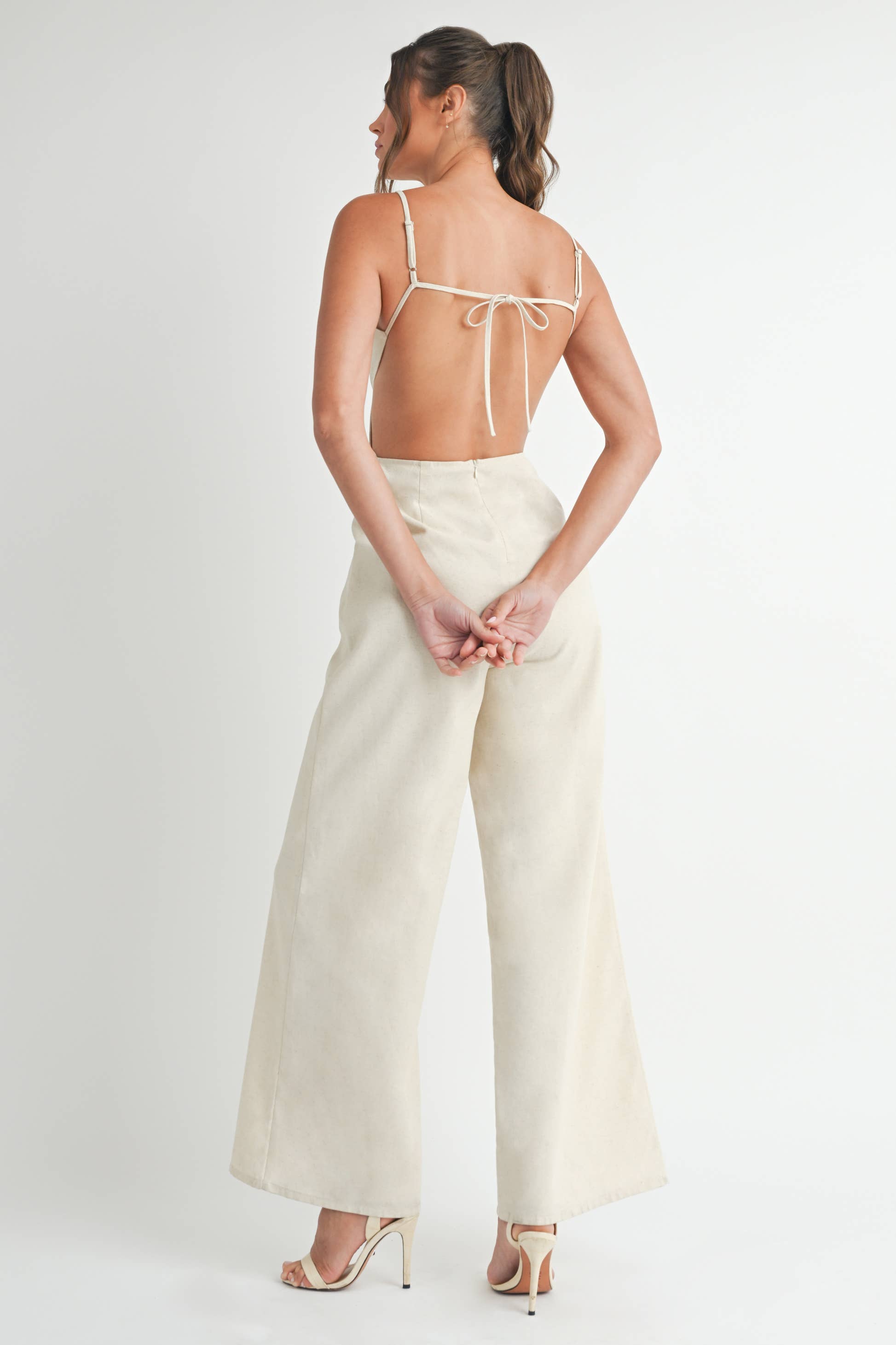 The Meadow Jumpsuit – Ecru Floral