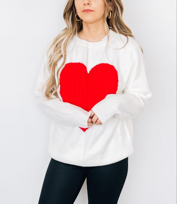 Go Heart Shape Sweater